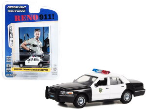 y݌ɕizO[Cg 1/64 tH[h NE rNgA |X C^[Zv^[ "m911!" Greenlight Ford Crown Victoria Police Reno 911!