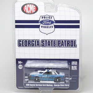 y݌ɕizO[Cg ACME 1/64 tH[h }X^O SSP 1989 W[WABpg[ Greenlight Mustang Georgia State Patrol