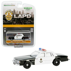 �O���[�����C�g 1/64 �V�{���[ �C���p�� 1982 LAPD �p�g�J�[ �|���X Greenlight Chevrolet Impala Los Angeles Police Department �y�����݌ɕi�z