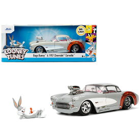 【国内在庫品】JADA TOYS 1/24 ルーニー・テューンズ シボレー コルベット バッグス・バニー フィギア付き Chevrolet Corvette 32390 ミニカー ダイキャスト ジャダトイズ
