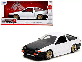 【国内在庫品】JADA TOYS 1/24 トヨタ トレノ AE86 ハチロク ホワイト Toyota Trueno AE86 JDM Tuners ミニカー 35956