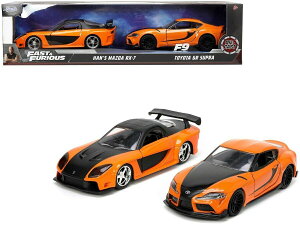 y݌ɕizJADA TOYS 1/32 ChXs[h n }c_RX-7 & g^ GR X[v 2Zbg F&F Twin Pack Han's Mazda RX7 & Han's Toyota Supra