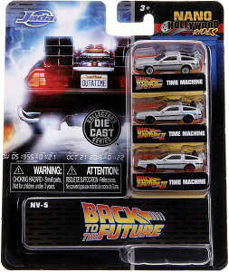 y݌ɕizJADA TOYS im nEbh 1/65 obNgDUt[`[ fA 3Zbg NANO HOLLYWOOD RIDES Back To The Future