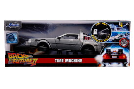 JADA TOYS 1/24 バック・トゥー・ザ・フューチャー パート2 デロリアン ライトアップ BACK TO THE FUTURE PART II DELOREAN ミニカー ダイキャスト ジャダトイズ 映画 【国内在庫品】