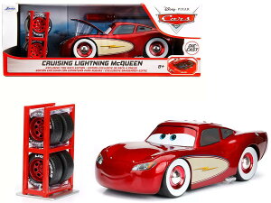 JADA TOYS 1/24 �J�[�Y �N���[�W���O ���C�g�j���O �}�b�N�C�[�� �^�C�����b�N�t�� �f�B�Y�j�[ �s�N�T�[ Cars Lightning McQueen PIXER 98033 �y�����݌ɕi�z