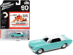 �y�����݌ɕi�zJohnny Lightning 1/64 �{���h�J�[ �t�H�[�h �}�X�^���O "007 �T���_�[�{�[�����" FORD Mustang JLSP273
