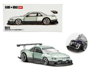 Kaido House x Mini GT 1/64 ���Y �V���r�A S13-R Kaido Works V1 Nissan Silvia KHMG232�@�y�����݌ɕi�z