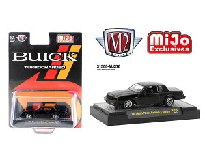 �y�����݌ɕi�zM2 Machines 1/64 �r���C�b�N �O�����h�i�V���i�� 1987 �u���b�N BUICK GRAND NATIONAL MiJo���� �~�j�J�[