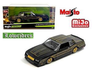 y݌ɕiz}CXg 1/24 V{[ eJ 1986 [C_[ ubN Maisto Chevrolet Monte Carlo Lowrider Mijo