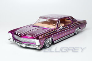�}�C�X�g 1/24 �r���C�b�N ���r�G�� 1965 ���[���C�_�[ �p�[�v�� Maisto Buick Riviera Lowrider �y�����݌ɕi�z