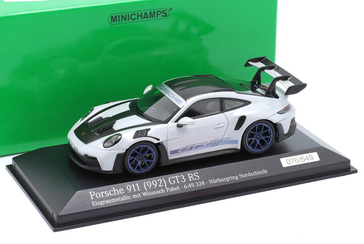 楽天市場】【国内在庫品】ミニチャンプス 1/43 ポルシェ 911 992 GT3 