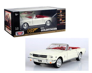 y݌ɕizMOTOR MAX 1/24 tH[h }X^O 1964 zCg 007 uS[htBK[vFord Mustang Convertible Goldfinger ~jJ[