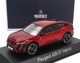 ノレブ 1/43 プジョー 408 GT ハイブリッド 2023 レッド NOREV PEUGEOT 408 GT HYBRID ミニカー