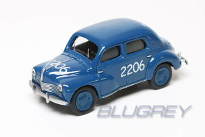 �y�����݌ɕi�z�m���u 1/54 ���m�[ 4CV �~�b���~���A 1954 �u���[ NOREV RENAULT 4CV MILLE MIGLIA 310937