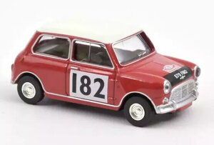 y݌ɕizmu 1/54 ~jN[p[ S 1964 eJ[ #182 T.MAKINEN P.VANSON NOREV MINI COOPER ~jJ[