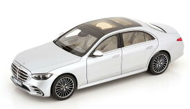 ノレブ 1/18 メルセデスベンツ Sクラス AMGライン 2021 シルバー NOREV MERCEDES-BENZ フル開閉 【国内在庫品】
