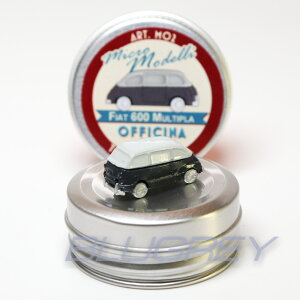OFFICINA-942 1/160 FIAT 600 MULTIPLA 1956 �I�t�B�`�[�i 942 �t�B�A�b�g 600 �����e�B�v�� �O���[ �}�C�N�����f�� �y�����݌ɕi�z