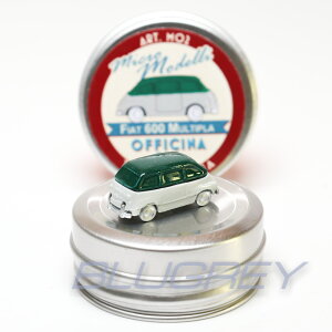 OFFICINA-942 1/160 FIAT 600 MULTIPLA 1956 �I�t�B�`�[�i 942 �t�B�A�b�g 600 �����e�B�v�� �O���[�� �}�C�N�����f�� �y�����݌ɕi�z