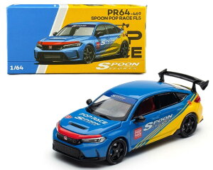 SPOON x POP RACE 1/64 �z���_ �V�r�b�N TYPE-R FL5 �X�v�[�� Civic Type-R�@�y�����݌ɕi�z