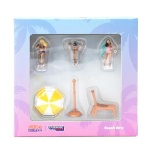 y݌ɕiz^[}bN[NX x AJWI} 1/64 tBMA r[`K[Y Tarmac Works x American Diorama Figures Beach Girls