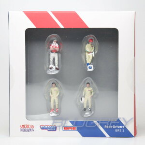 �^�[�}�b�N���[�N�Xx�A�����J���W�I���} 1/64 �t�B�M�A BRE ���[�V���O �h���C�o�[�Y Tarmac Figure BRE Racing Drivers �y�����݌ɕi�z