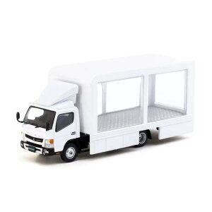 y݌ɕiz^[}bN[NX 1/64 OHӂ L^[ fBXvC gbN zCg Tarmac Fuso Center Mobile Display Truck