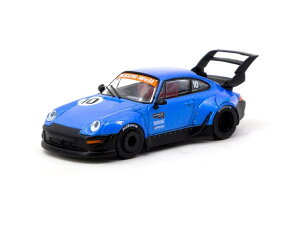 �^�[�}�b�N���[�N�X 1/64 �|���V�F 911 993 RWB �u���[/�u���b�N Tarmac Works Porsche �y�����݌ɕi�z