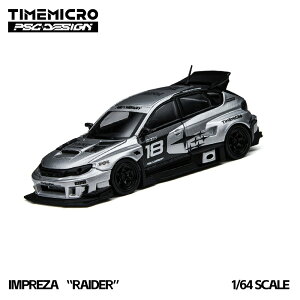 TimeMicro 1/64 PSC �f�U�C�� �X�o�� �C���v���b�T RAIDER �V���o�[ PSC Design Subaru Impreza �~�j�J�[�@�y�����݌ɕi�z