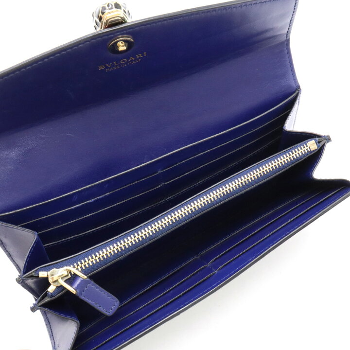✨新品未使用✨ BVLGARI 長財布 セルペンティ スネーク 蛇 フラップ  
