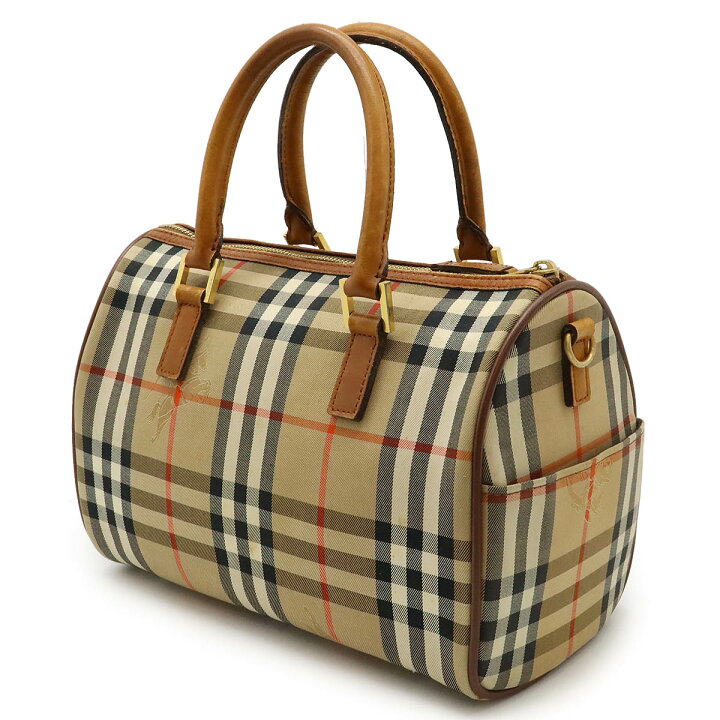 楽天市場】BURBERRY バーバリー ノバチェック チェック柄 ハンドバッグ 