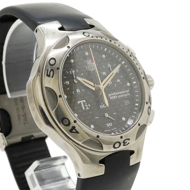 楽天市場】TAG Heuer タグ ホイヤー キリウム ブラックカーボン文字盤 