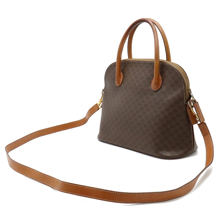 楽天市場】CELINE セリーヌ マカダム柄 ハンドバッグ 2WAY ショルダー  