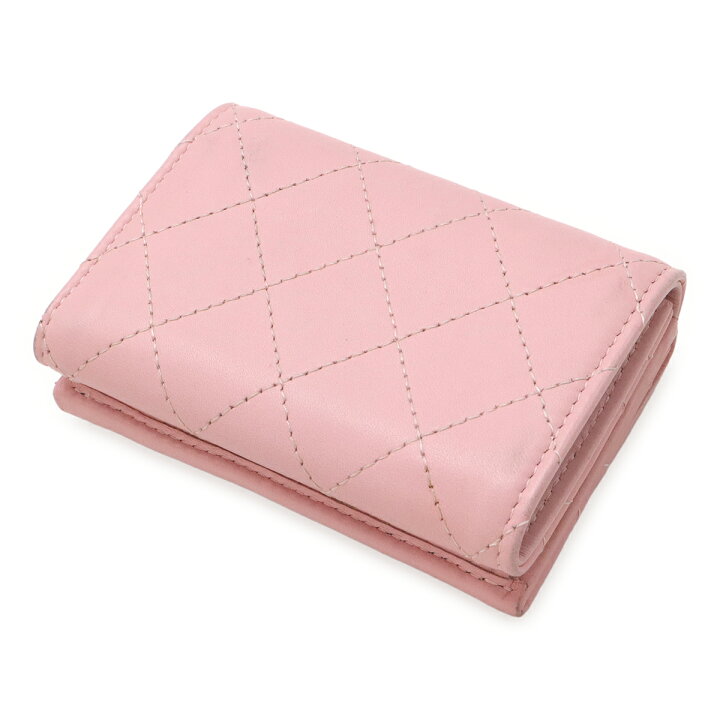 楽天市場】CHANEL シャネル マトラッセ ココマーク 3つ折財布 三つ折り  