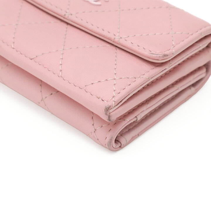 楽天市場】CHANEL シャネル マトラッセ ココマーク 3つ折財布 三つ折り  