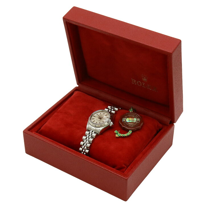 楽天市場】ROLEX ロレックス デイトジャスト シルバー文字盤 SS K18WG  