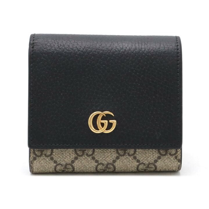 楽天市場】GUCCI グッチ ダブルG バイカラー ミディアム ウォレット GG  