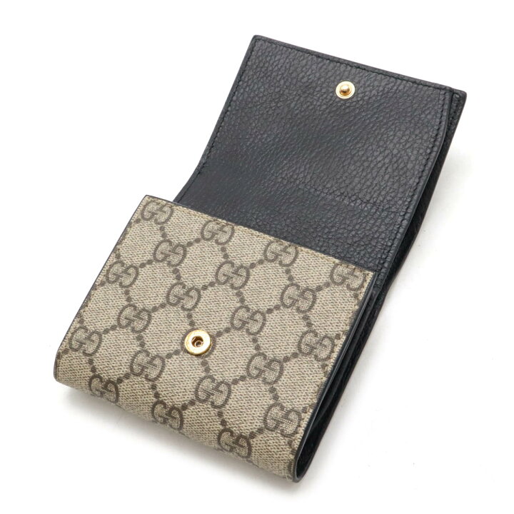 楽天市場】GUCCI グッチ ダブルG バイカラー ミディアム ウォレット GG  