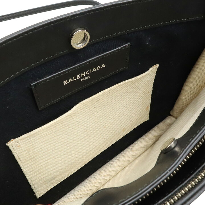 楽天市場】BALENCIAGA バレンシアガ ネイビーポシェット ロゴ 