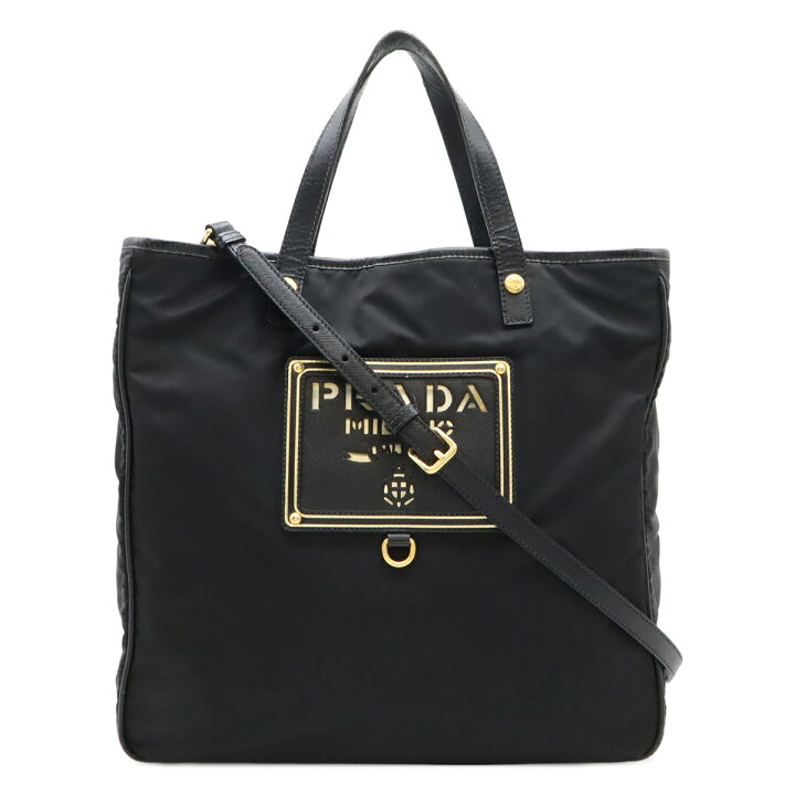 楽天市場】PRADA プラダ ロゴ トートバッグ 2WAY ショルダーバッグ 