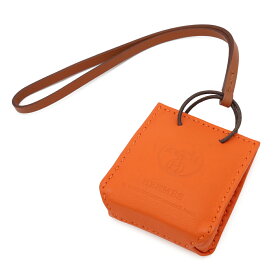 HERMES エルメス サック オランジュ バッグチャーム ショッパーモチーフ アニョーミロ ヴォースイフト オレンジ D刻印 【中古】