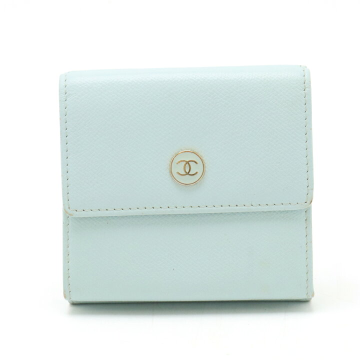 楽天市場】CHANEL シャネル ココボタン 3つ折財布 三つ折り Wホック 