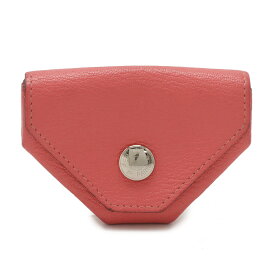 HERMES エルメス ル ヴァンキャトル ルヴァンキャトル コインケース 小銭入れ シェブルミゾル レザー ローズリップスティック シルバー金具 Y刻印 【中古】