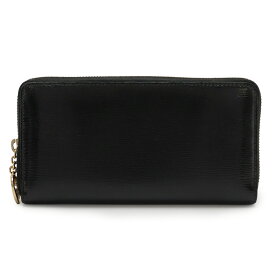 GUCCI グッチ ラブリー ラウンドファスナー 長財布 シャイニーレザー ブラック 黒 ゴールド金具 308005 【中古】