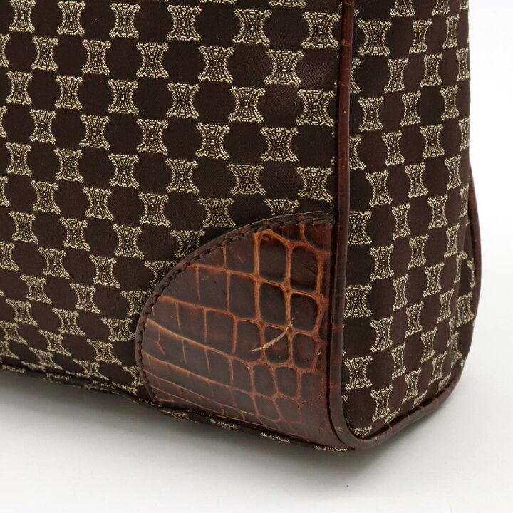 楽天市場】CELINE セリーヌ マカダム柄 トートバッグ ショルダーバッグ  