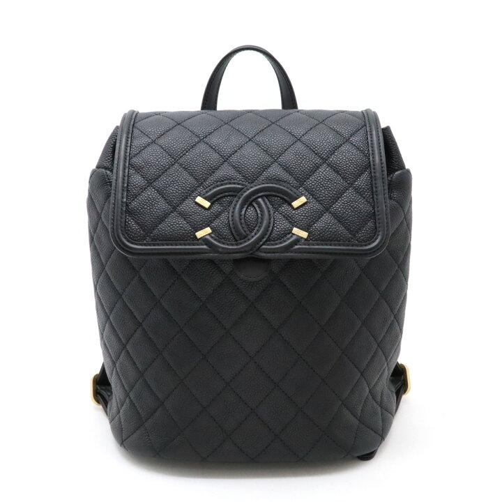 楽天市場】CHANEL シャネル CCフィリグリー ココマーク バックパック 