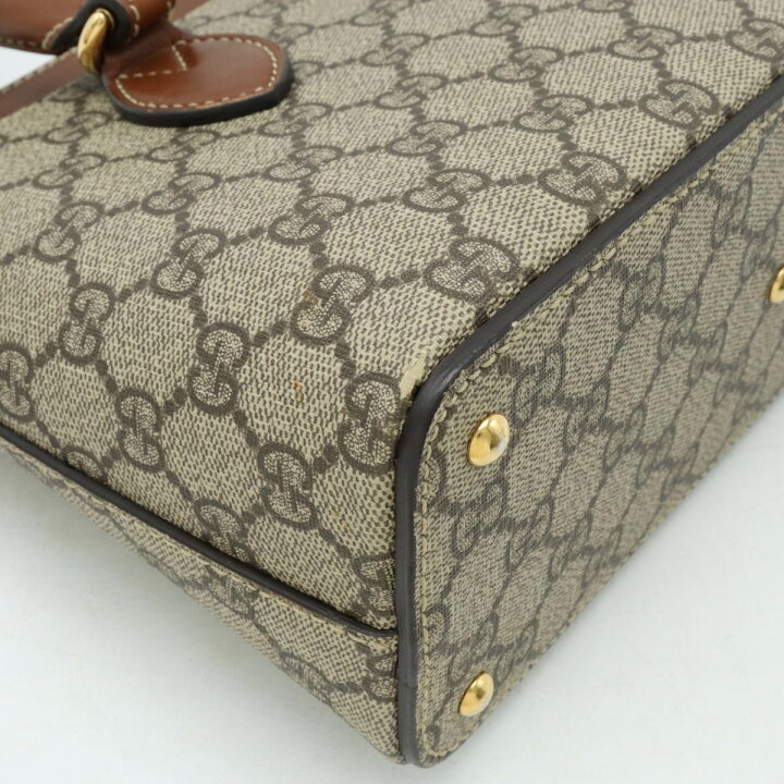 楽天市場】GUCCI グッチ GGスプリーム ハンドバッグ 2WAY ショルダー  