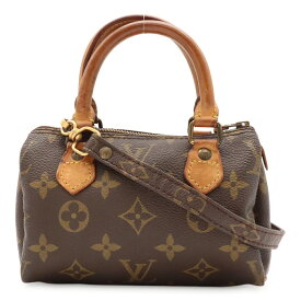 LOUIS VUITTON ルイ ヴィトン モノグラム ミニスピーディ ハンドバッグ ミニバッグ ポーチ 小物入れ 2WAY ショルダーバッグ M41534 【中古】