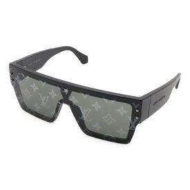 LOUIS VUITTON ルイ ヴィトン サングラス・LVワイメア L アイウェア マスクシェイプ ロゴプリント ブラック 黒 Z1583E 【中古】