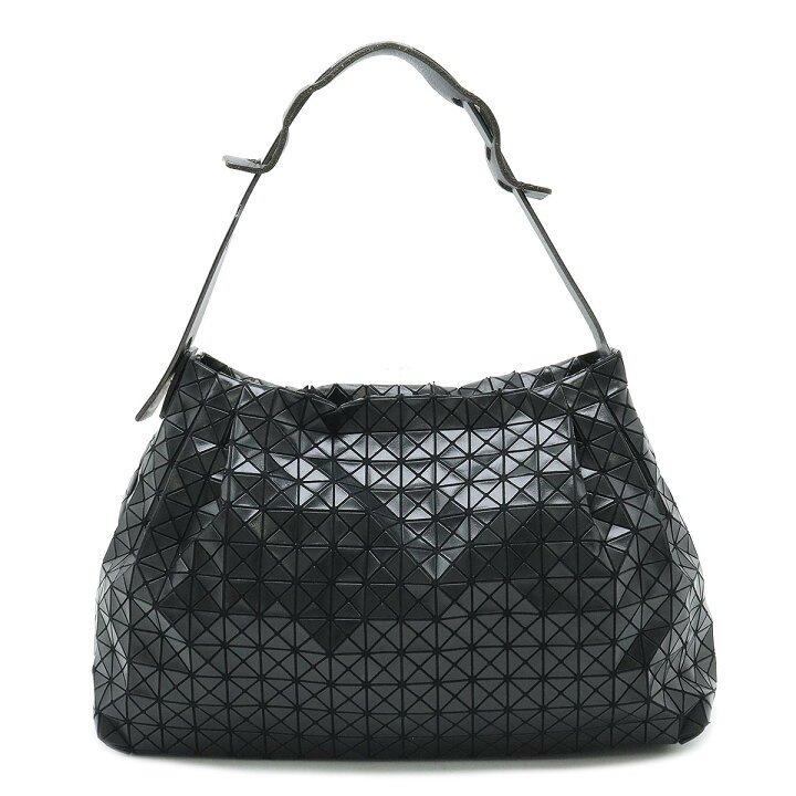 バオバオ ISSEY MIYAKE BAOBAO ショルダーバッグ 8×5 黒 エナメル加工  