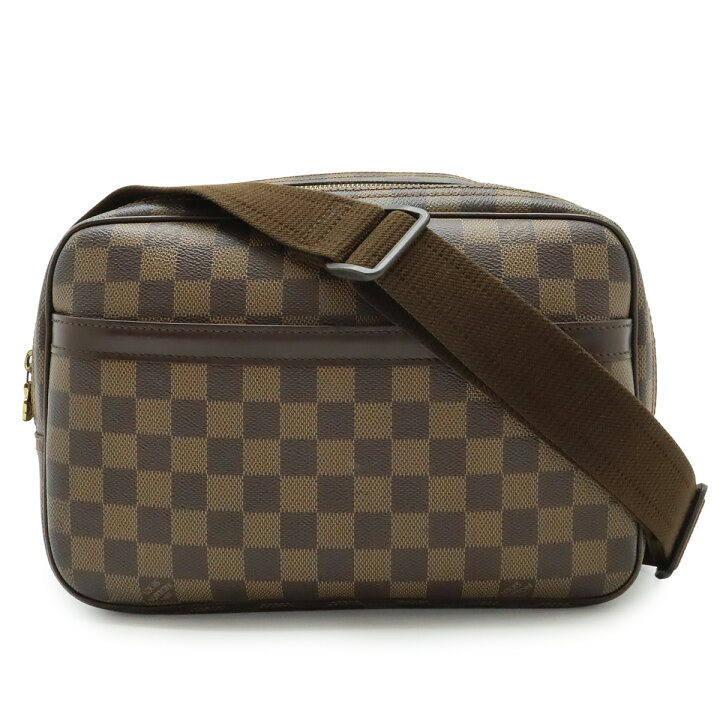 楽天市場】LOUIS VUITTON ルイ ヴィトン ダミエ リポーターPM 